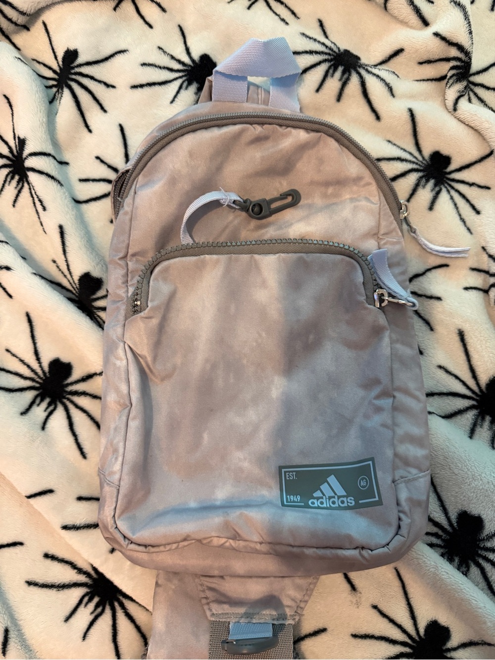 adidas Light blue Compact Sling Backpack